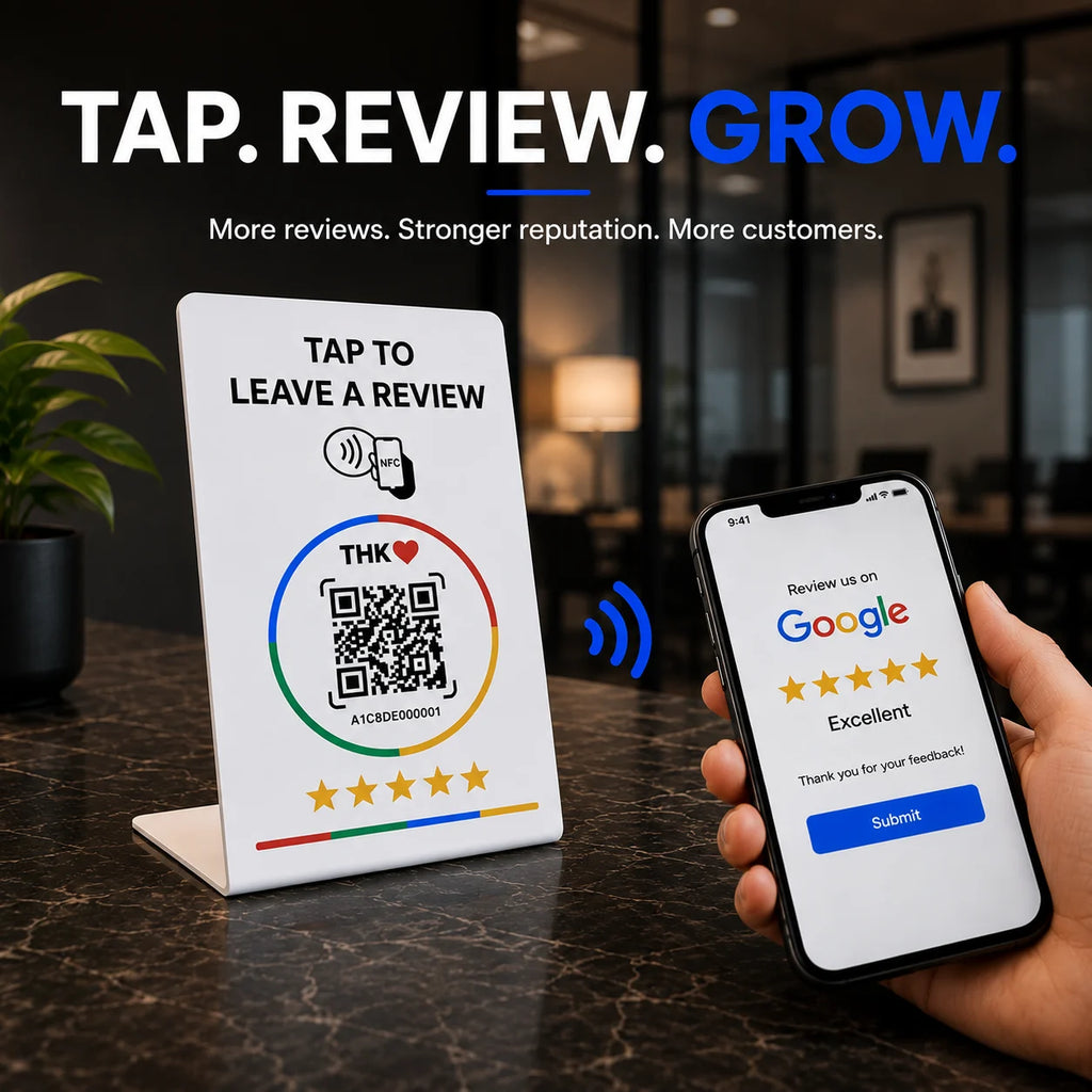 Αβίαστο Customer Feedback με την Κάρτα Κριτικών NFC μας